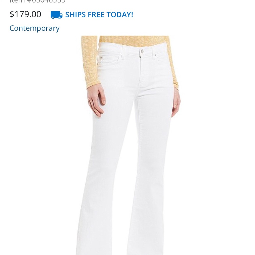 White 7 For All Mankind Jeans